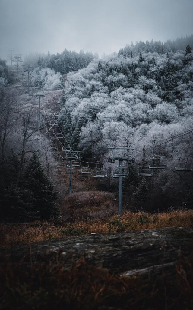 Seasons Collide at Bolton Valley in Late October 2020. Photo Courtesy of Mark Clement.